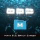 Maya File Batch Export - 3DOcean Item for Sale