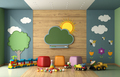Colorful kindergarten classroom without childs - PhotoDune Item for Sale