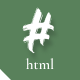 Hashtag - Personal Blog HTML Template - ThemeForest Item for Sale