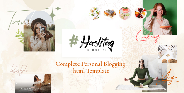Hashtag - Personal Blog HTML Template