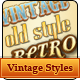 Vintage and Retro Text Styles - GraphicRiver Item for Sale