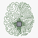 Artificial Intelligence Circuit Brain M 1 - 3DOcean Item for Sale