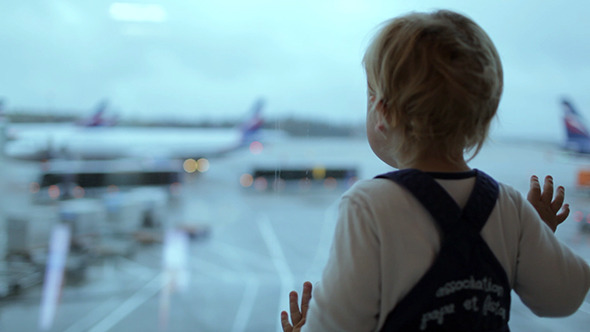 Boy at the Airport