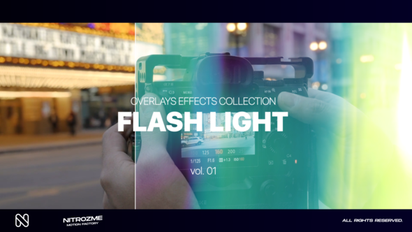 Light Flash Effects Overlays Collection Vol. 01