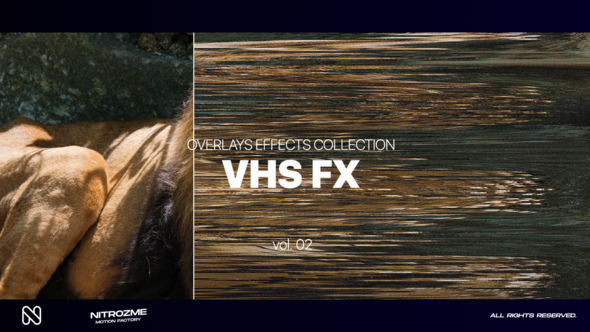 VHS Effects Overlays Collection Vol. 02