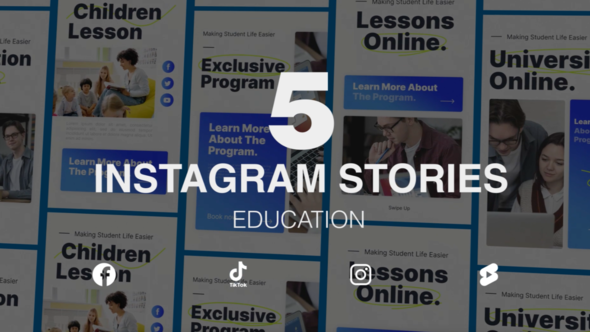 Online Education Stories Pack | School Stories