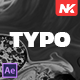 Fast Typography Opener - VideoHive Item for Sale