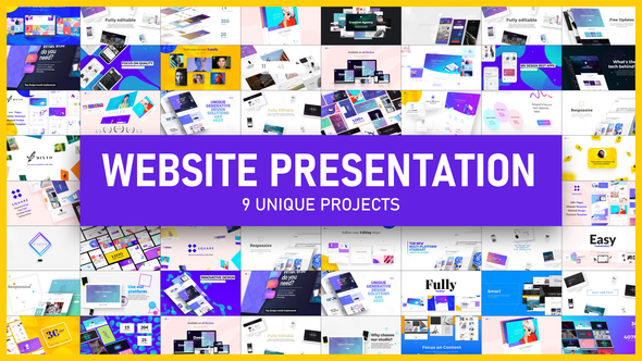 Website and Agency Presentations Bundle 9 in 1