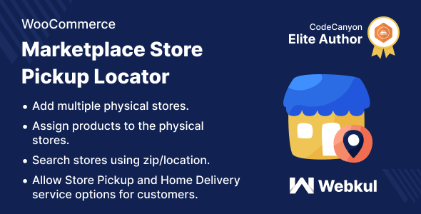 Multi-Vendor Store Pickup Locator for WooCommerce