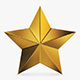 Gold Star M 1 - 3DOcean Item for Sale
