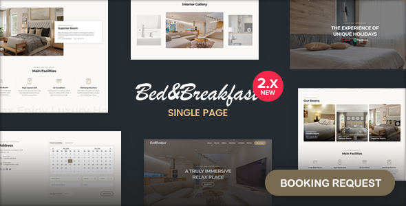 Bed&Breakfast Hotel Single Page