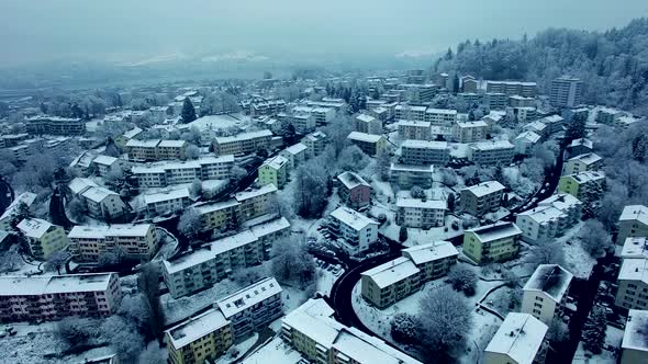 Urban Village Buildings Houses Homes in the City alt