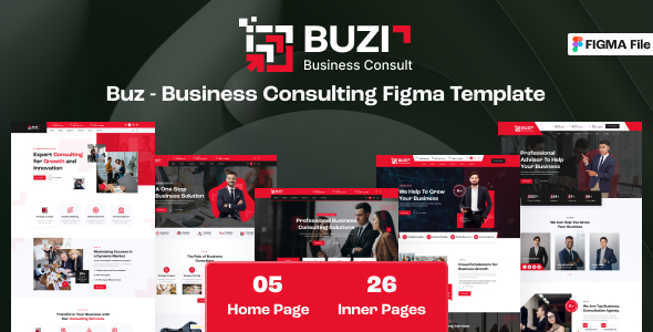Buzi - Business Consulting Figma Template