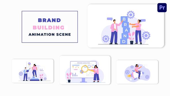 Premiere Pro Product Brand Build Animation Scene