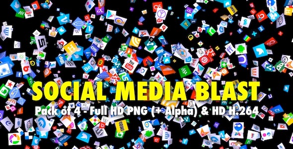 Social Media Blast - Pack of 4 alt
