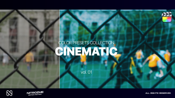 Cinematic LUT Collection Vol. 01 for Final Cut Pro X alt