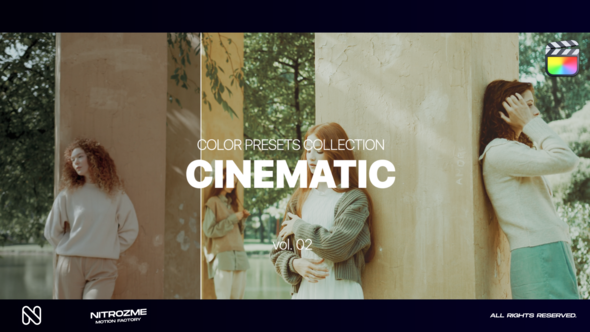 Cinematic LUT Collection Vol. 02 for Final Cut Pro X alt