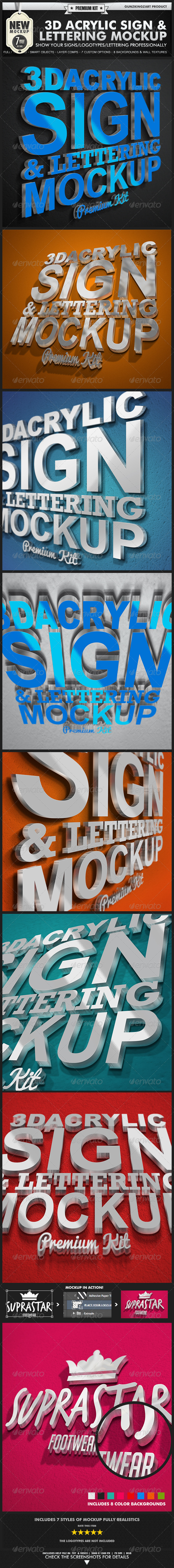 Download Acrylic Mockup Graphics Designs Templates From Graphicriver