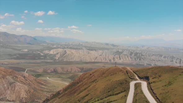 The Pass the Country Opens Out to the Ferghana Valley, Downhill or Level Roads