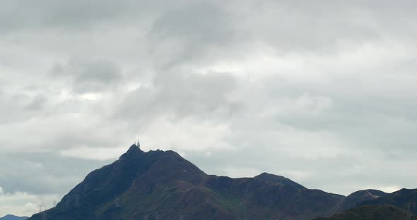 Hong Kong residential skyline