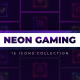 Neon Gaming Icons - VideoHive Item for Sale