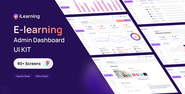 iLearning – Multipurpose Admin Dashboard