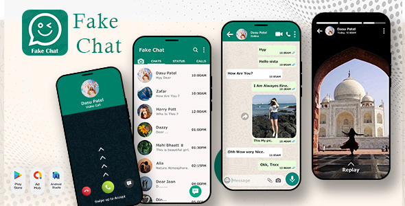 WhatsFakeMsg - Fake Chat Conver - Fake Messenger - Fake Chat Conversation Prank - Chat Story Maker