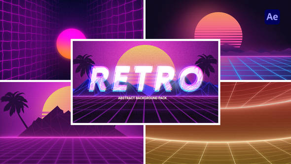 Retro Abstract Background Loop alt