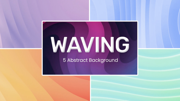Waving Abstract Background Loop alt