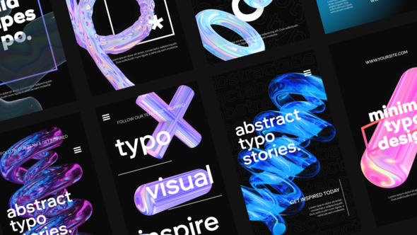 Abstract Typo Stories alt