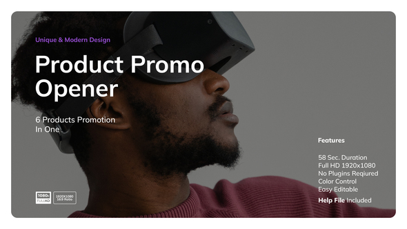 Product Promo Opener