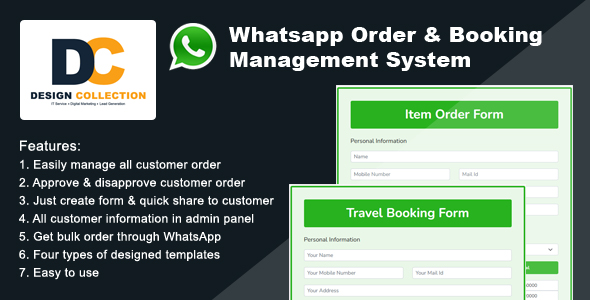 Boost Your Sales with an Efficient Order & Booking Management System for WhatsApp