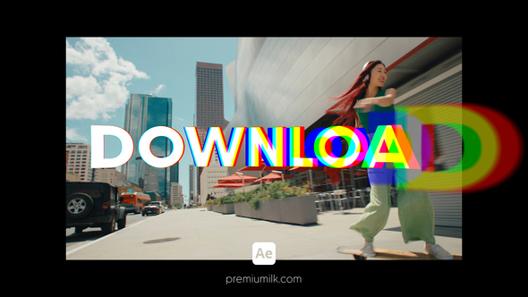 Fast Titles Pack Color Distortion alt