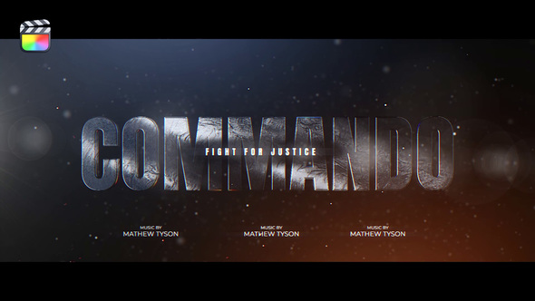 Commando Title Design alt