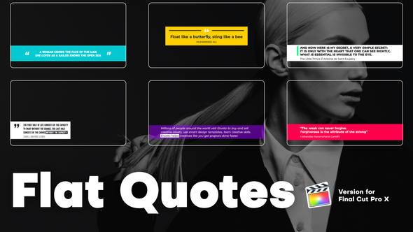 Flat Quotes | Final Cut Pro X alt
