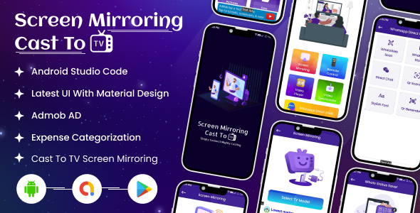 Screen Mirroring - TV casting - Phone to Tv Screen Mirroring