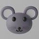 Cartoon Mouse Rat Head 1 3D model - 3DOcean Item for Sale
