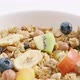 Muesli with Berries Fruits and Nuts Throwing Into the Bowl - VideoHive Item for Sale