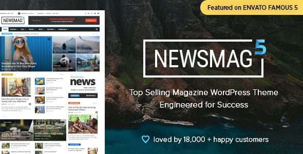 Read more about the article Newsmag – Newspaper & Magazine WordPress Theme