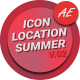 Icon Location summer Pack V.02 - VideoHive Item for Sale