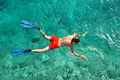 Snorkeling Man in Tropical Sea Water - PhotoDune Item for Sale
