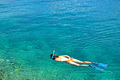 Snorkeling Woman in the Sea - PhotoDune Item for Sale
