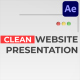 Clean Website Presentation for After Effects - VideoHive Item for Sale
