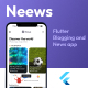 Neews Flutter News App | Android News app | IOS News app | Blogging App - CodeCanyon Item for Sale