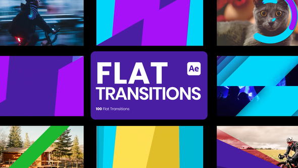 Flat Transitions for After Effects