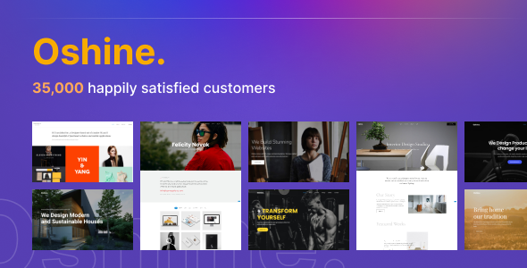 You are currently viewing Oshine – Multipurpose Creative WordPress Theme