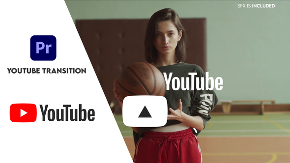 Youtube Transitions pack | For Premiere Pro