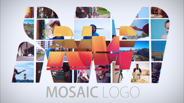 Mosaic Logo Reveal