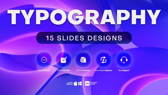 15 Typography Slides
