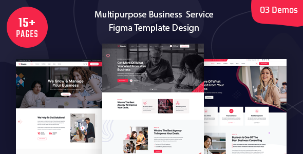 Bixola – Multipurpose Business Service Figma Template – 1 Sold!